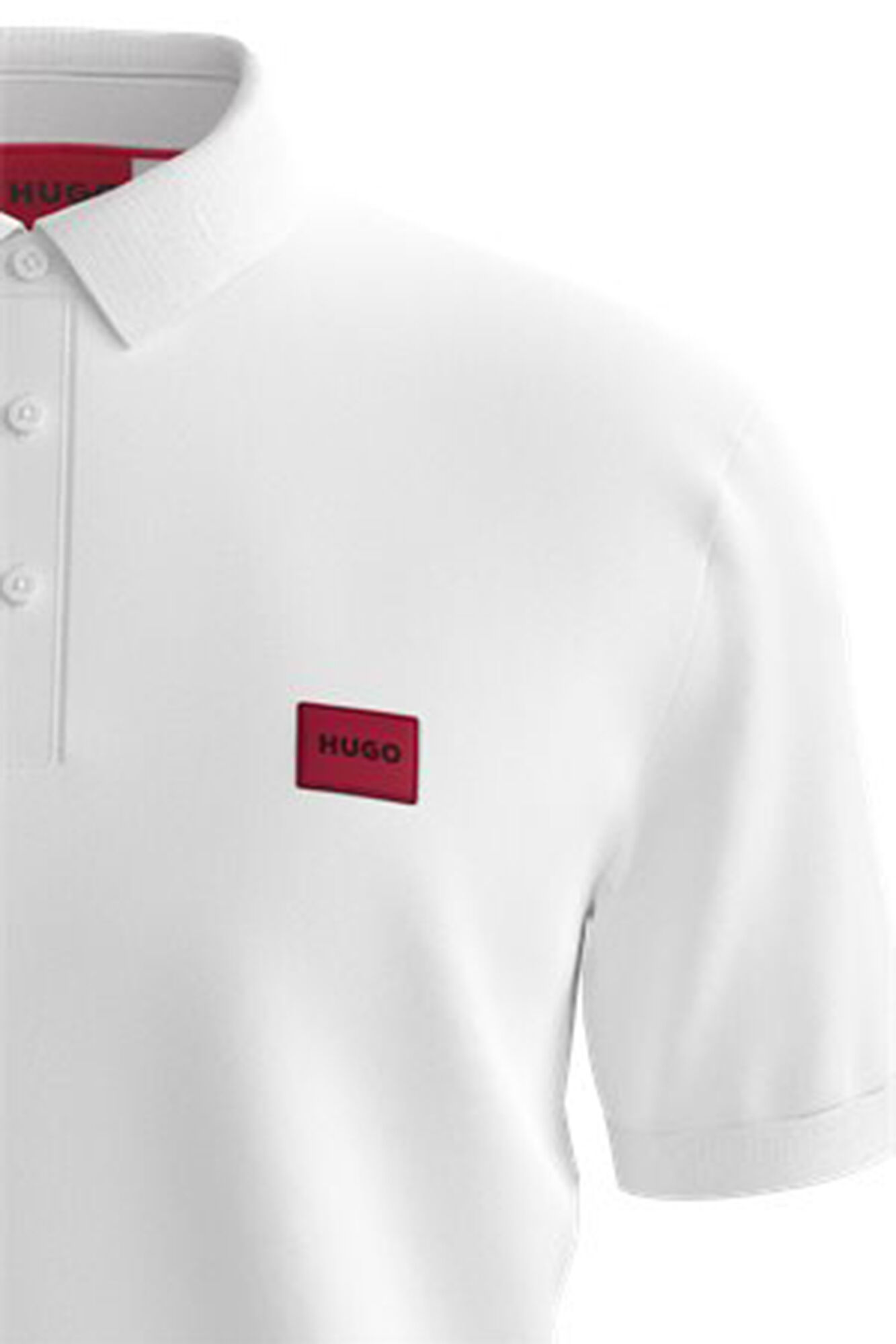 HUGO Short-sleeved polo shirt White