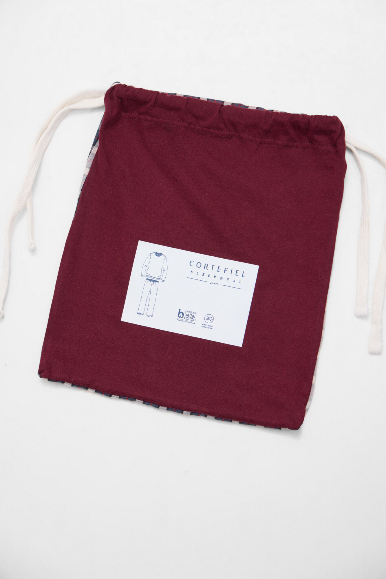 Cortefiel Conjunto de pijama malha e tecido Granada