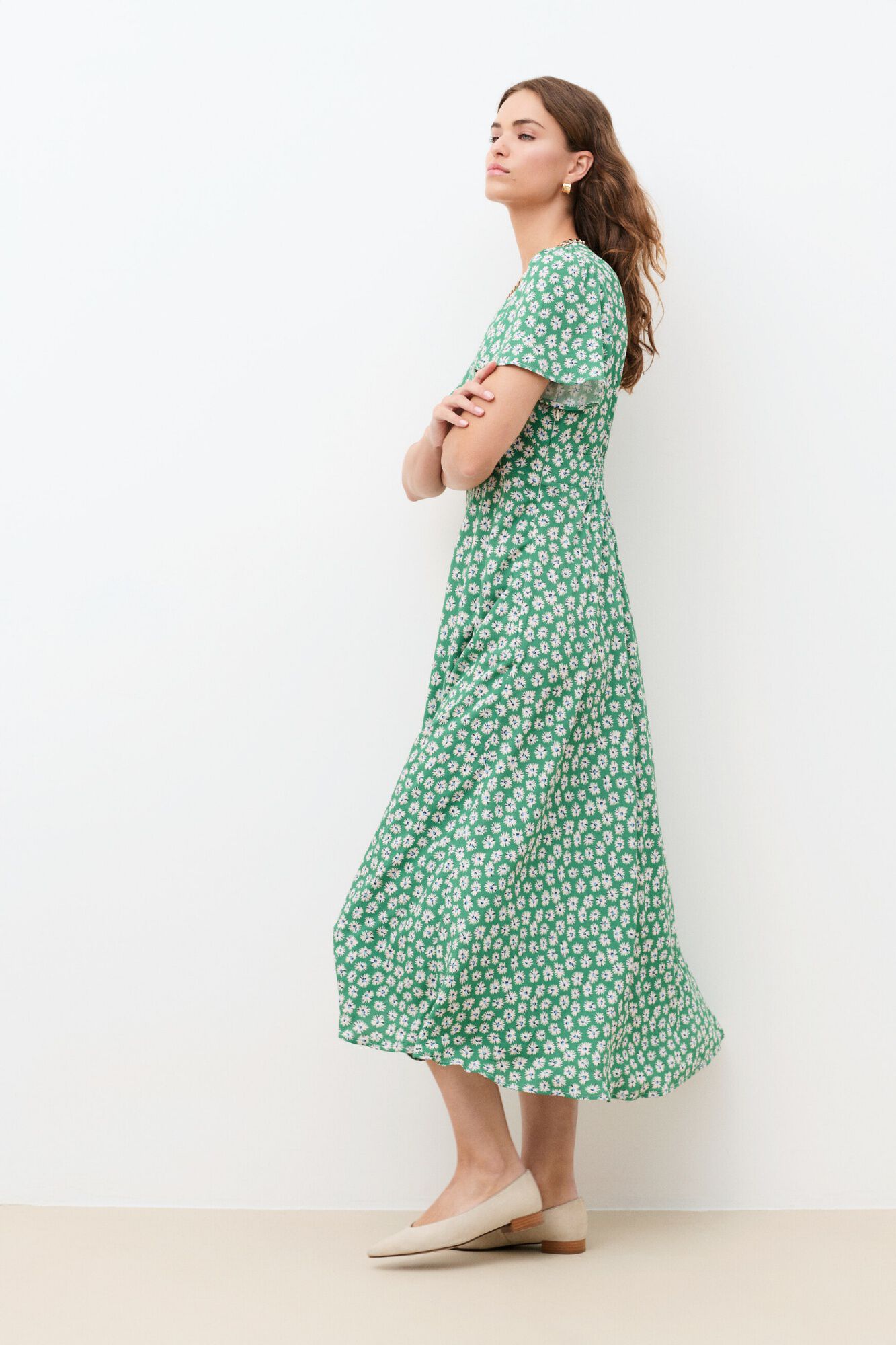 Caroll Vestido comprido Romeline Multicolorido