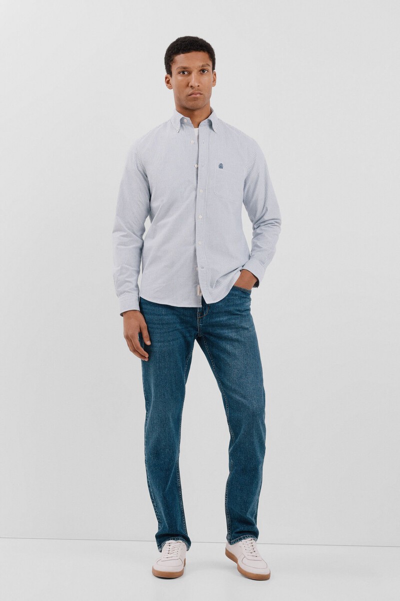 pedro del hierro Camisa oxford rayas Los más vendidos Ropa