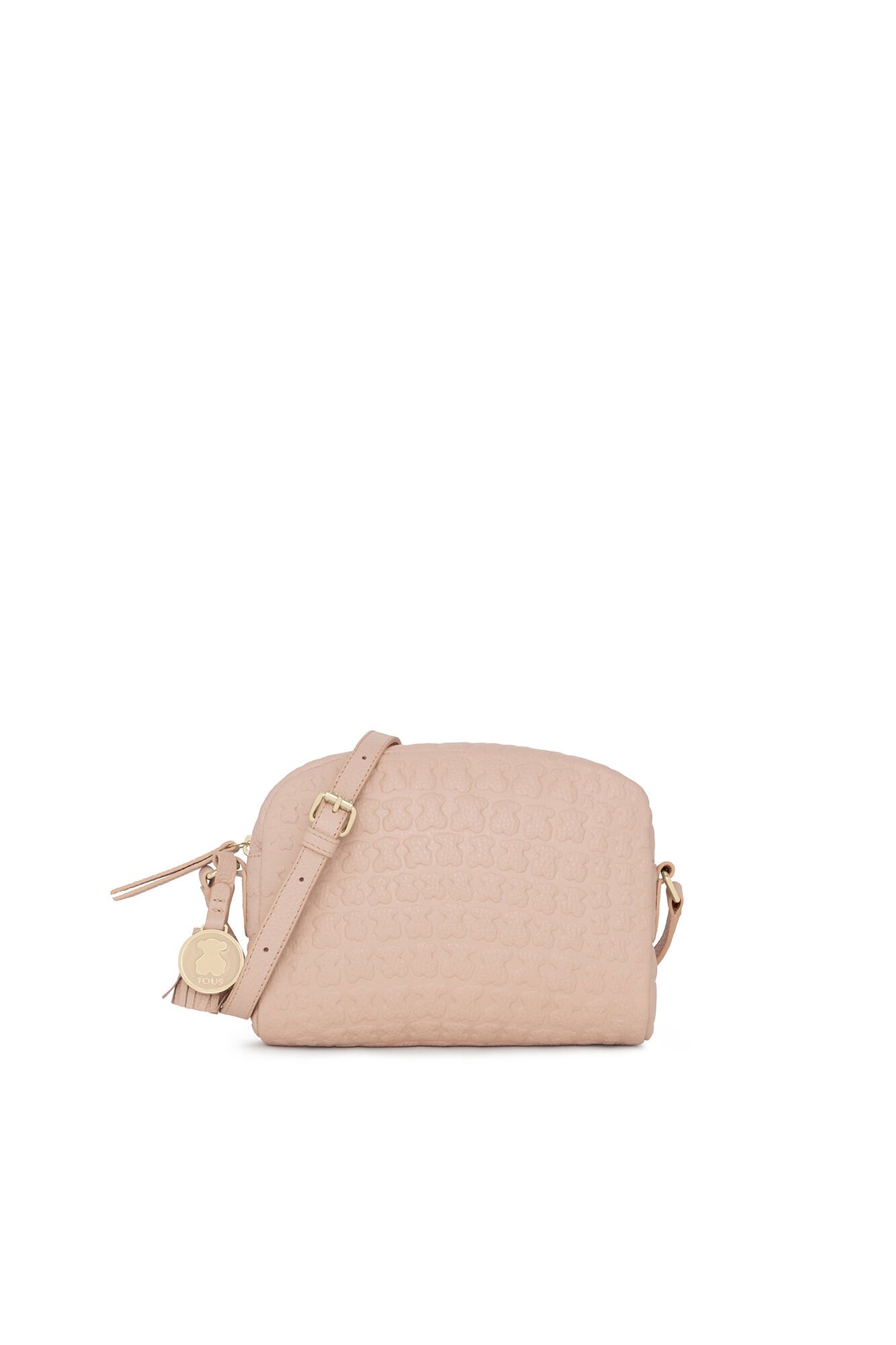 Tous Pink leather Sherton crossbody bag Pink