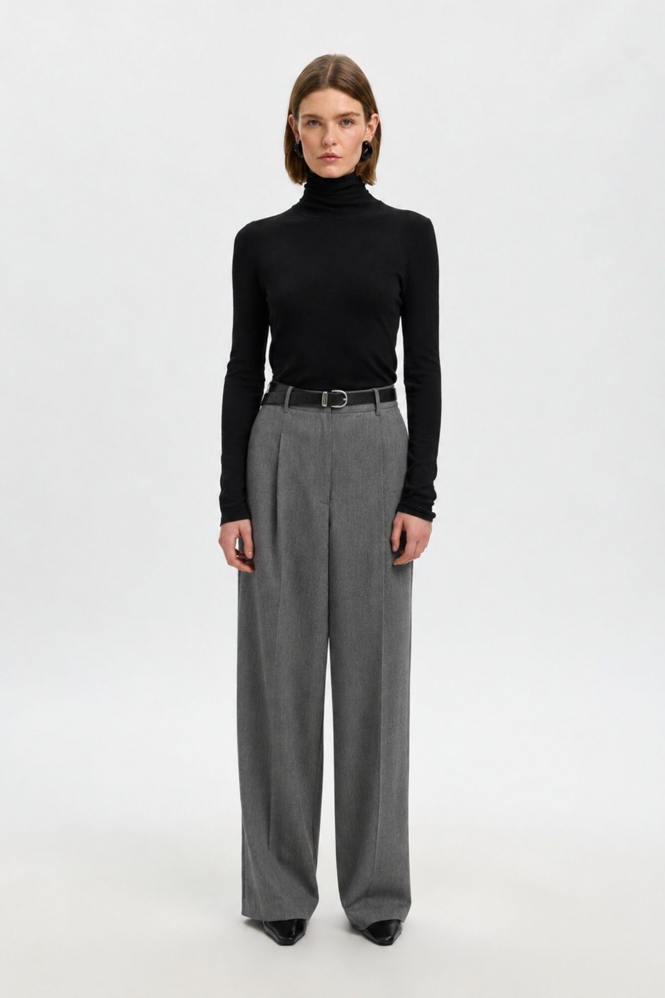 Selected Cal&ccedil;a de fato Wide Leg