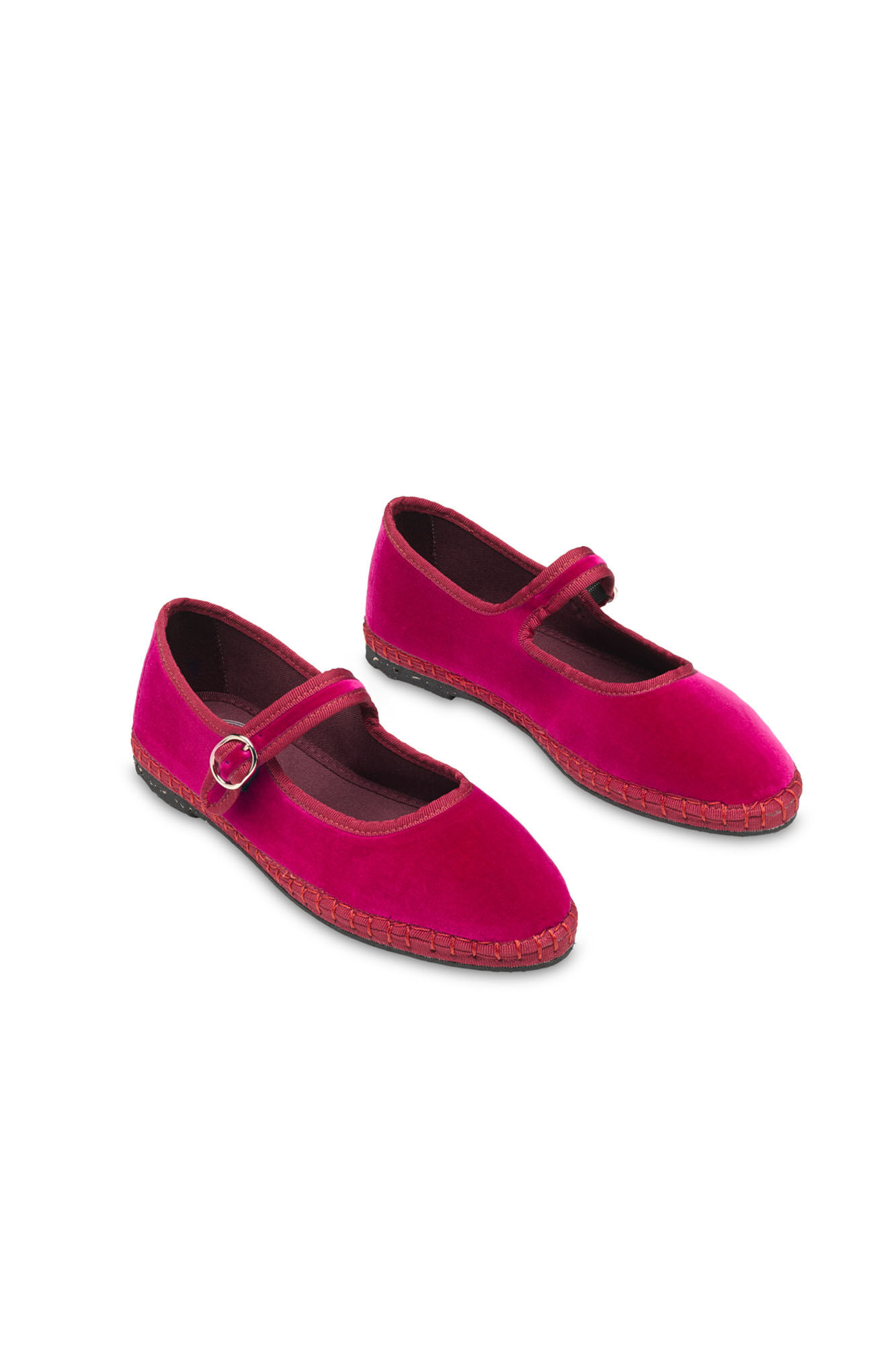 Flabelus Veludo Mary Janes