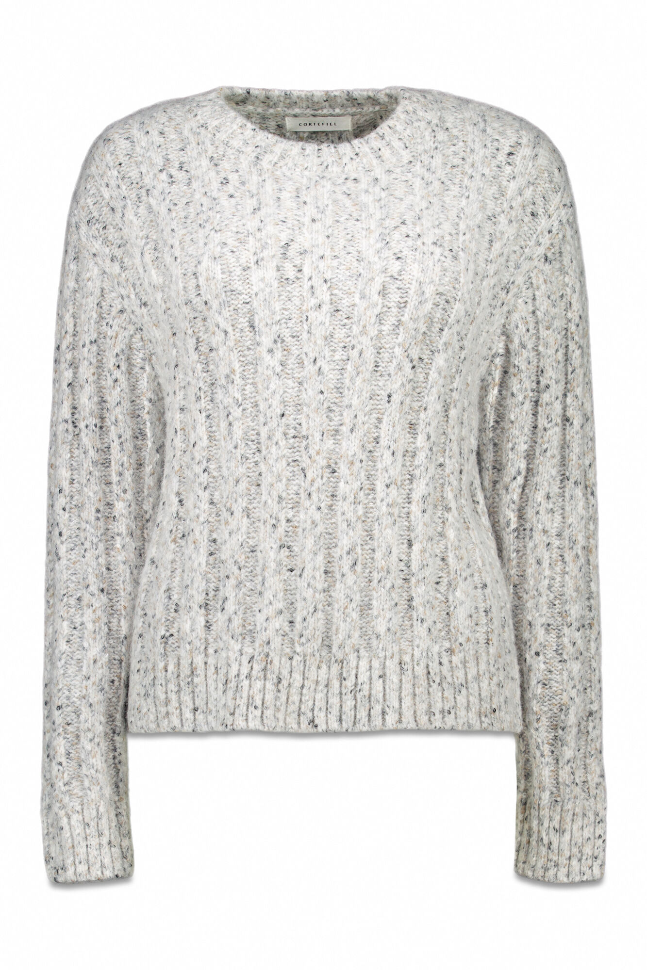 Cortefiel Jersey punto torzales Gris
