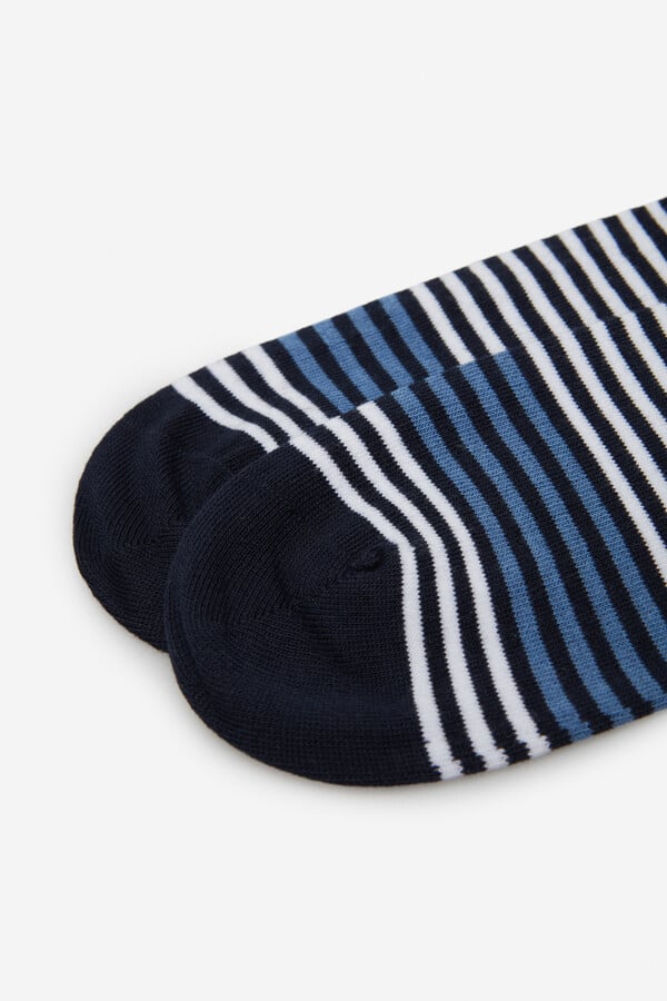 Cortefiel Ankle socks with Coolmax Navy