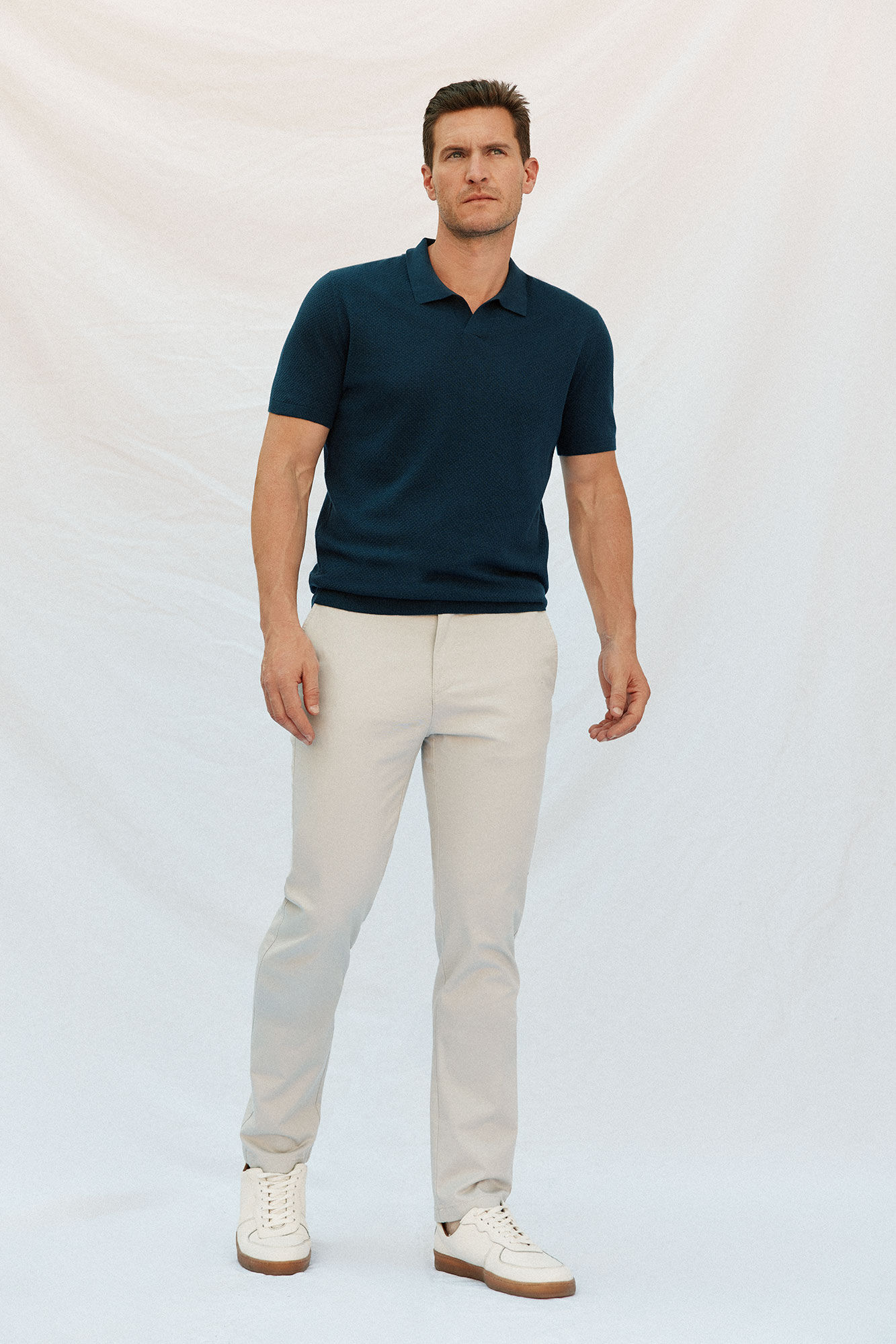 Cortefiel Regular fit lightweight chinos