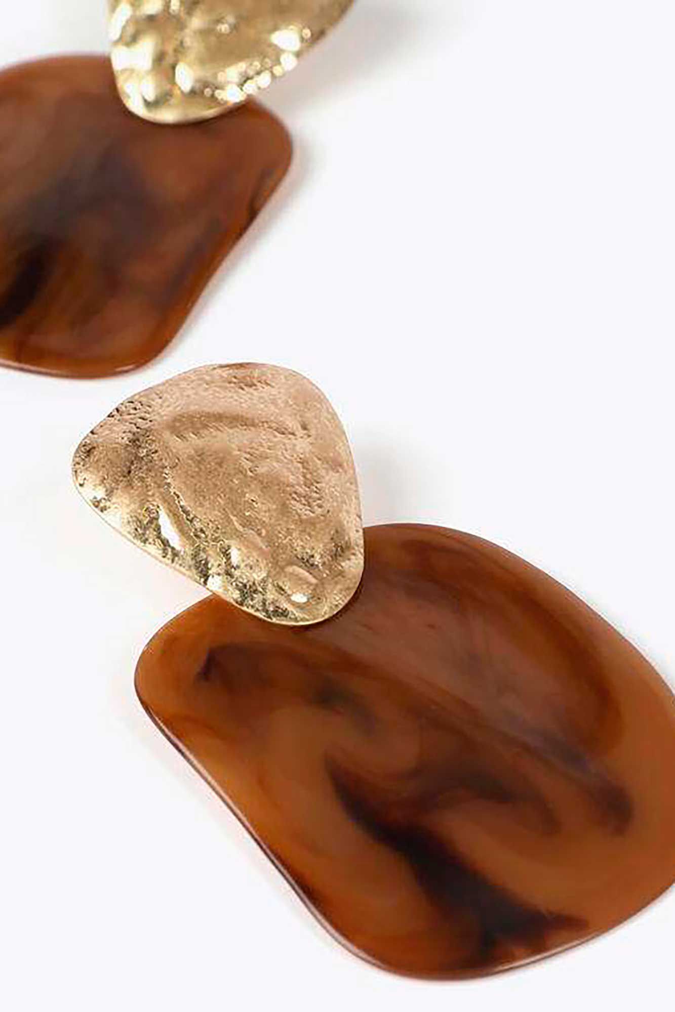 Lola Casademunt Brincos combinados Castanho