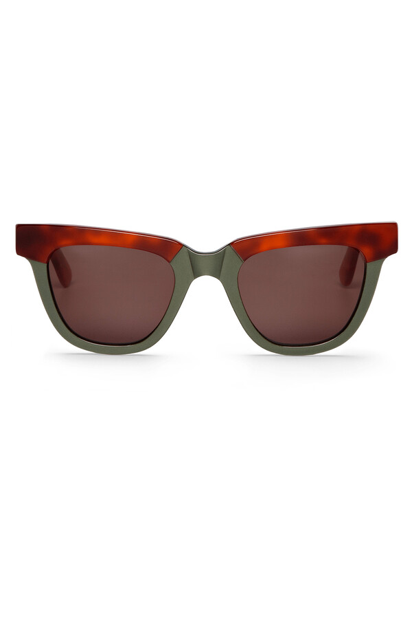 Cortefiel SHERWOOD - LETRAS sunglasses  Green