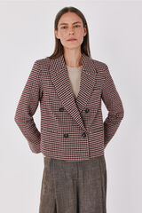 Cortefiel Short blazer Maroon