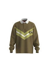 HUGO Polo manga comprida Verde