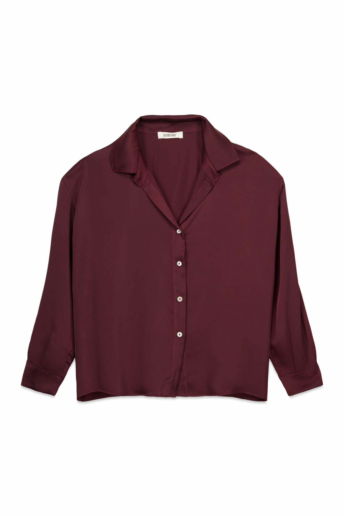 Slowlove Camisa lisa satinada Granada