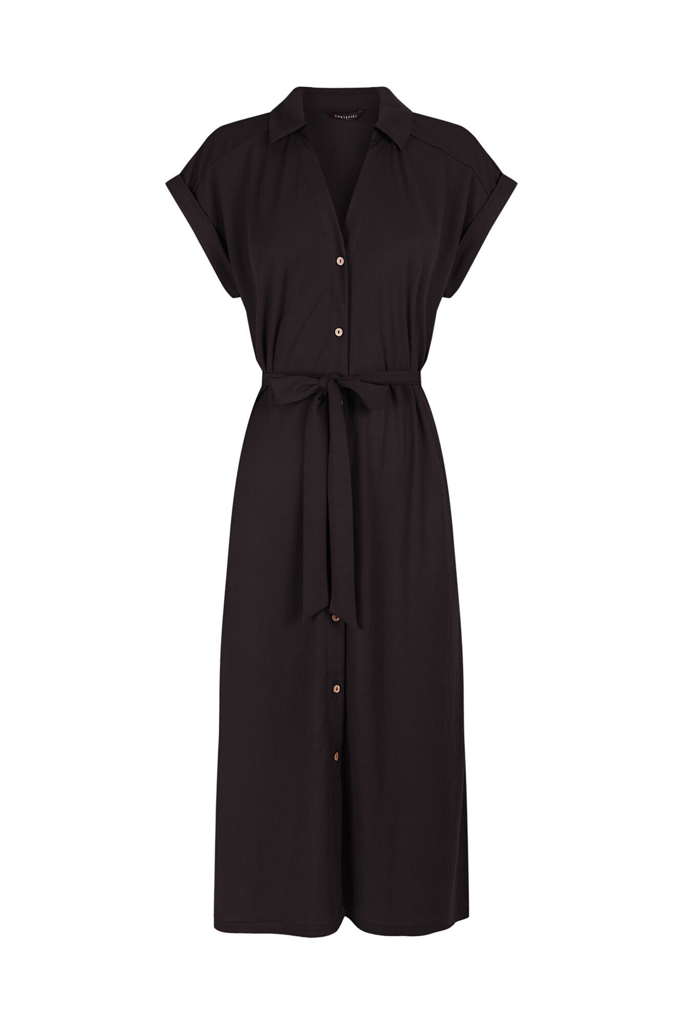 Cortefiel Shirt dress Black