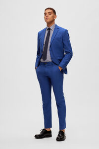 Selected Calças de fato Slim Fit com lã