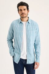 Dockers Camisa de popelina Turquesa