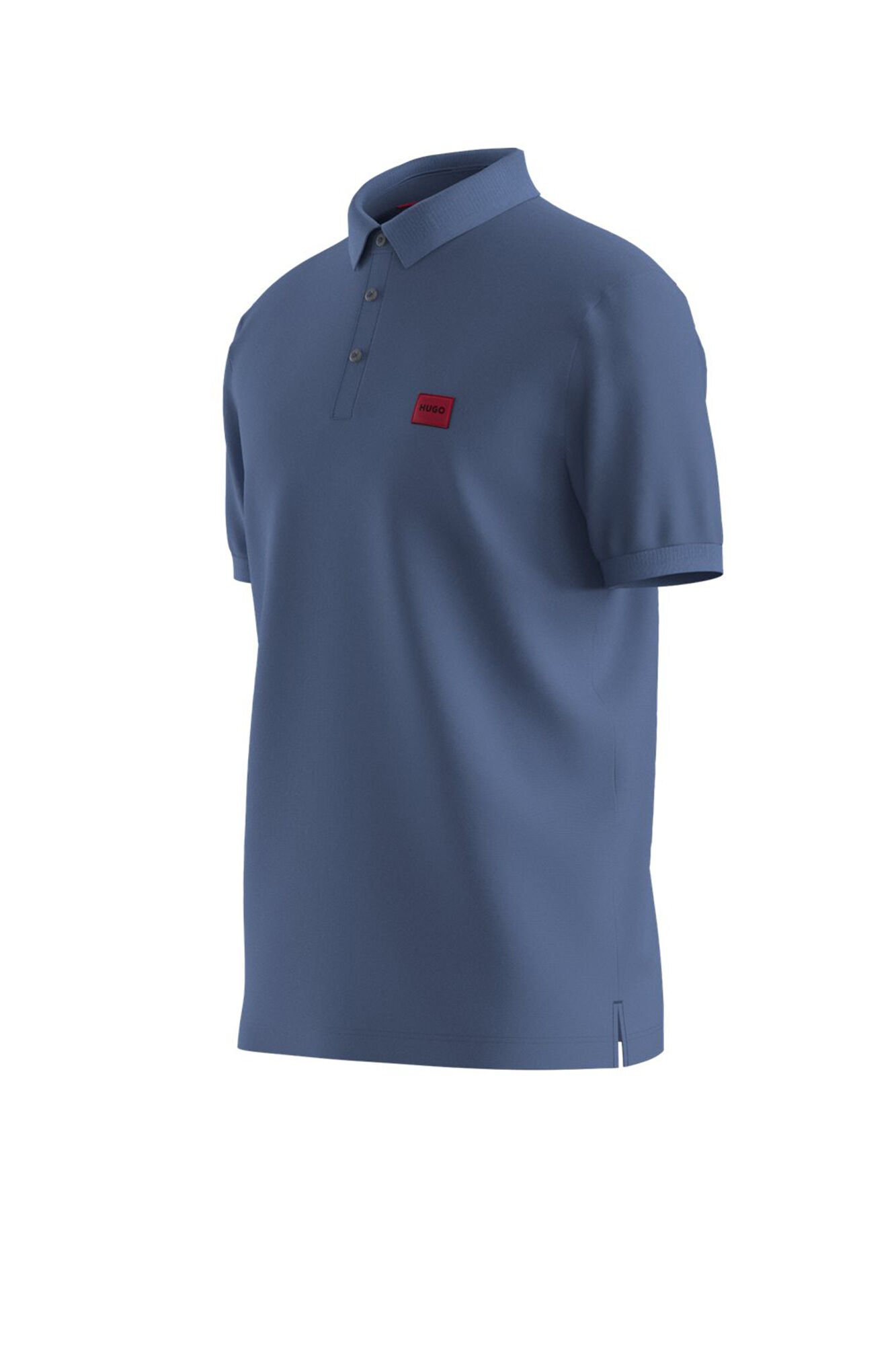 HUGO Polo de manga curta Azul