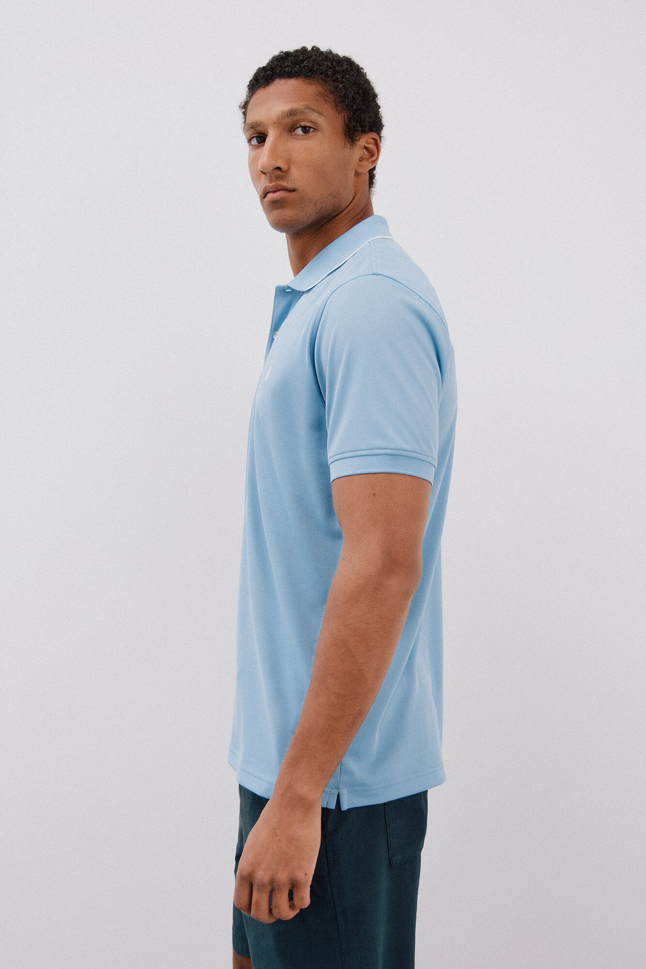 Cortefiel Coolmax&reg; polo  Blue