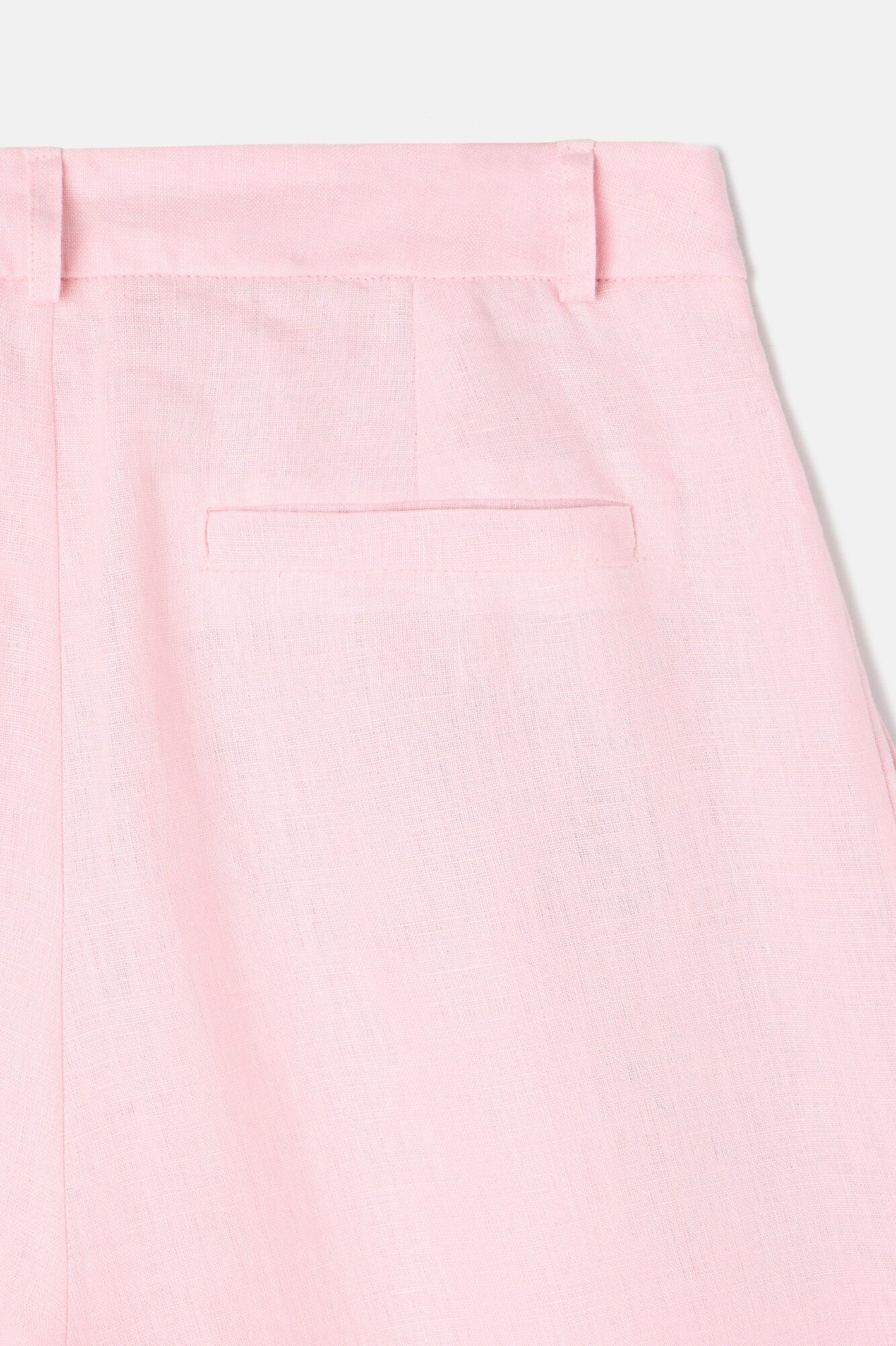 Silbon Cal&ccedil;as de linho com pregas Subiu