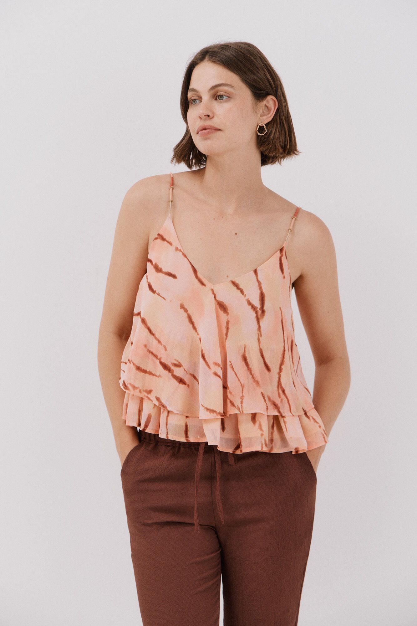 Cortefiel Fluid printed blouse Multicolour