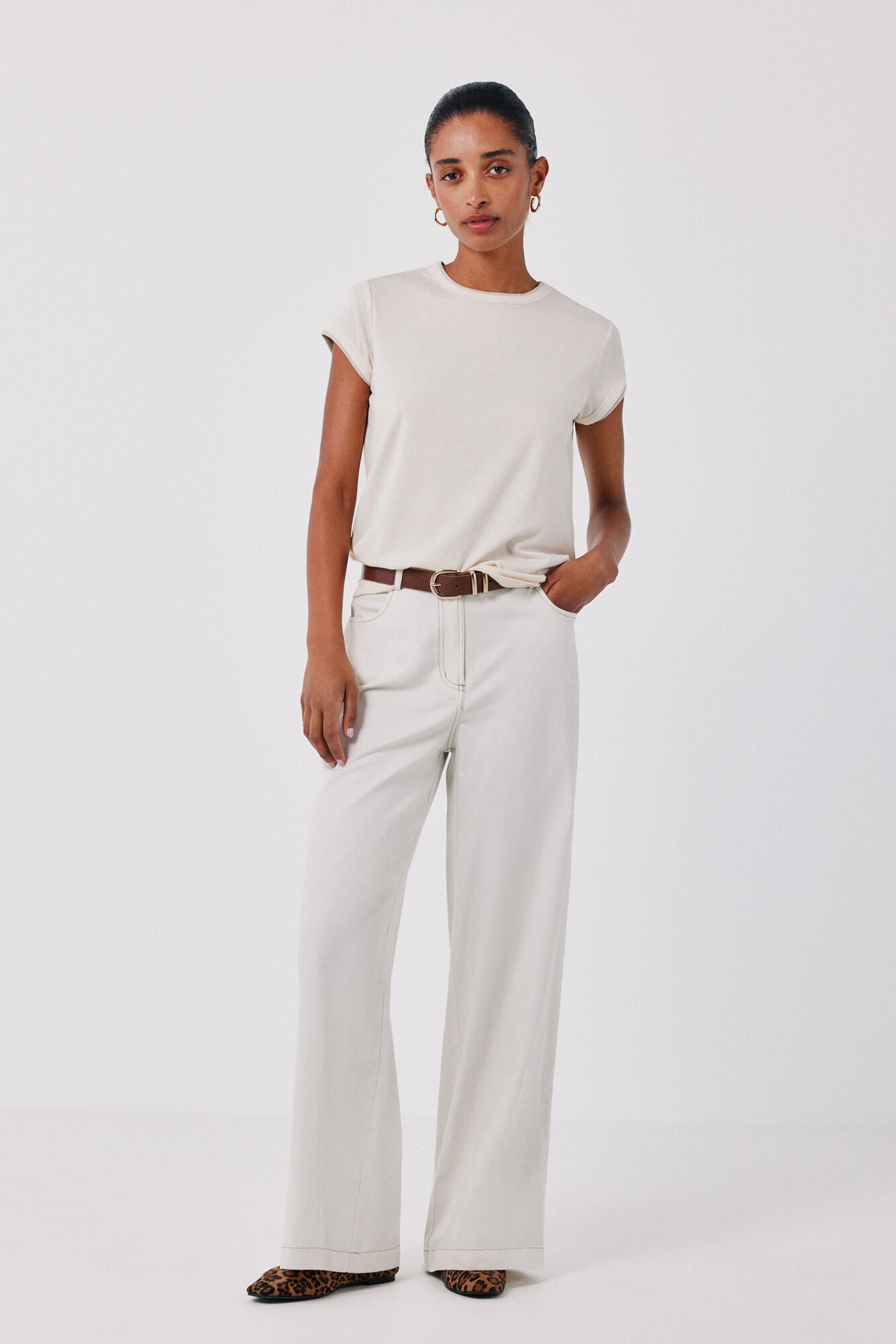 Cortefiel Piping detail T-shirt