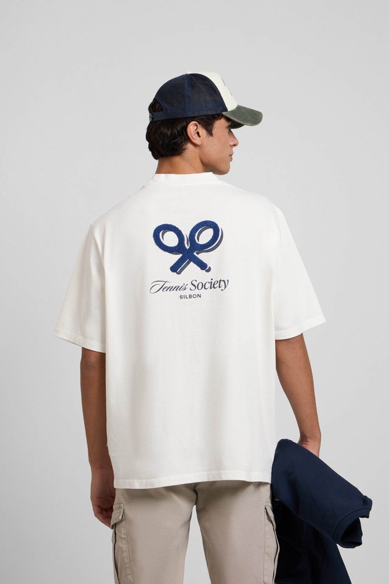 Silbon T-shirt especial para sociedade de t&ecirc;nis Ecru