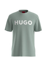 HUGO T-shirt de manga curta Verde