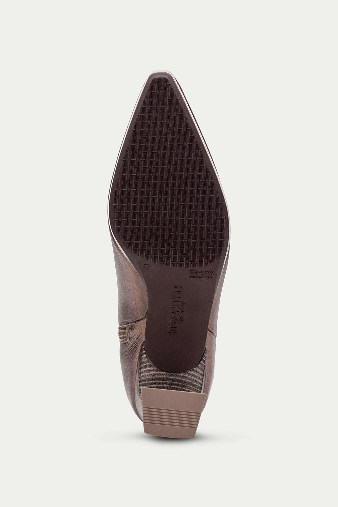 Hispanitas ATLANTA metallic pointed toe boot Brown