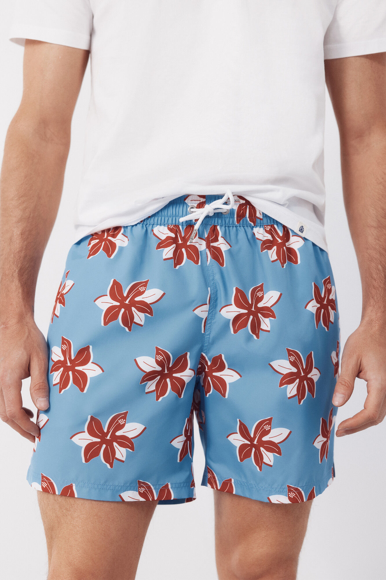 Cortefiel Floral print swimwear Green