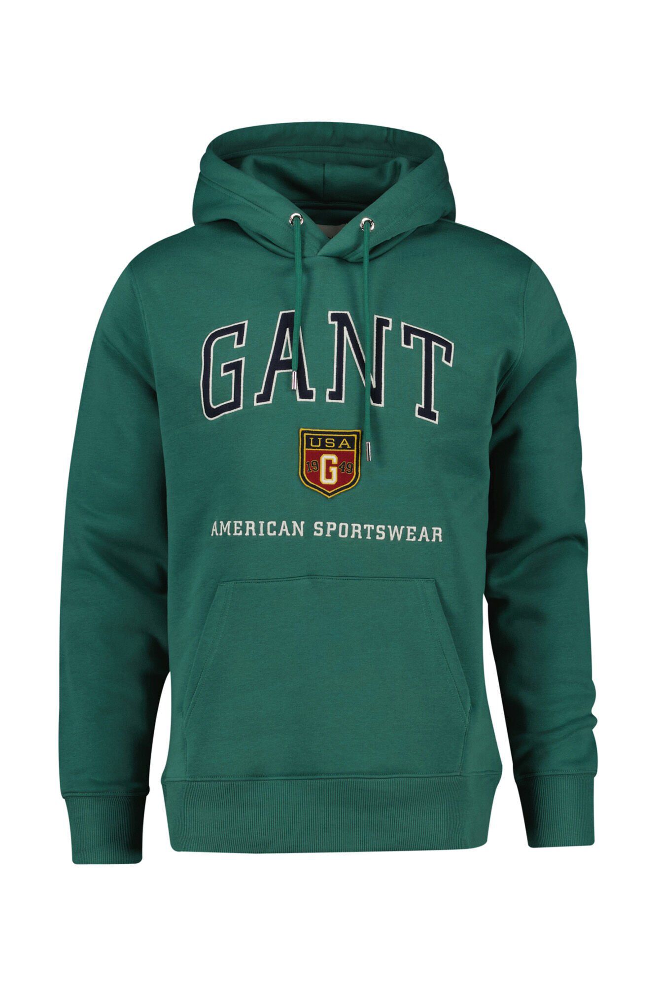 Gant Sweatshirt com logo Verde