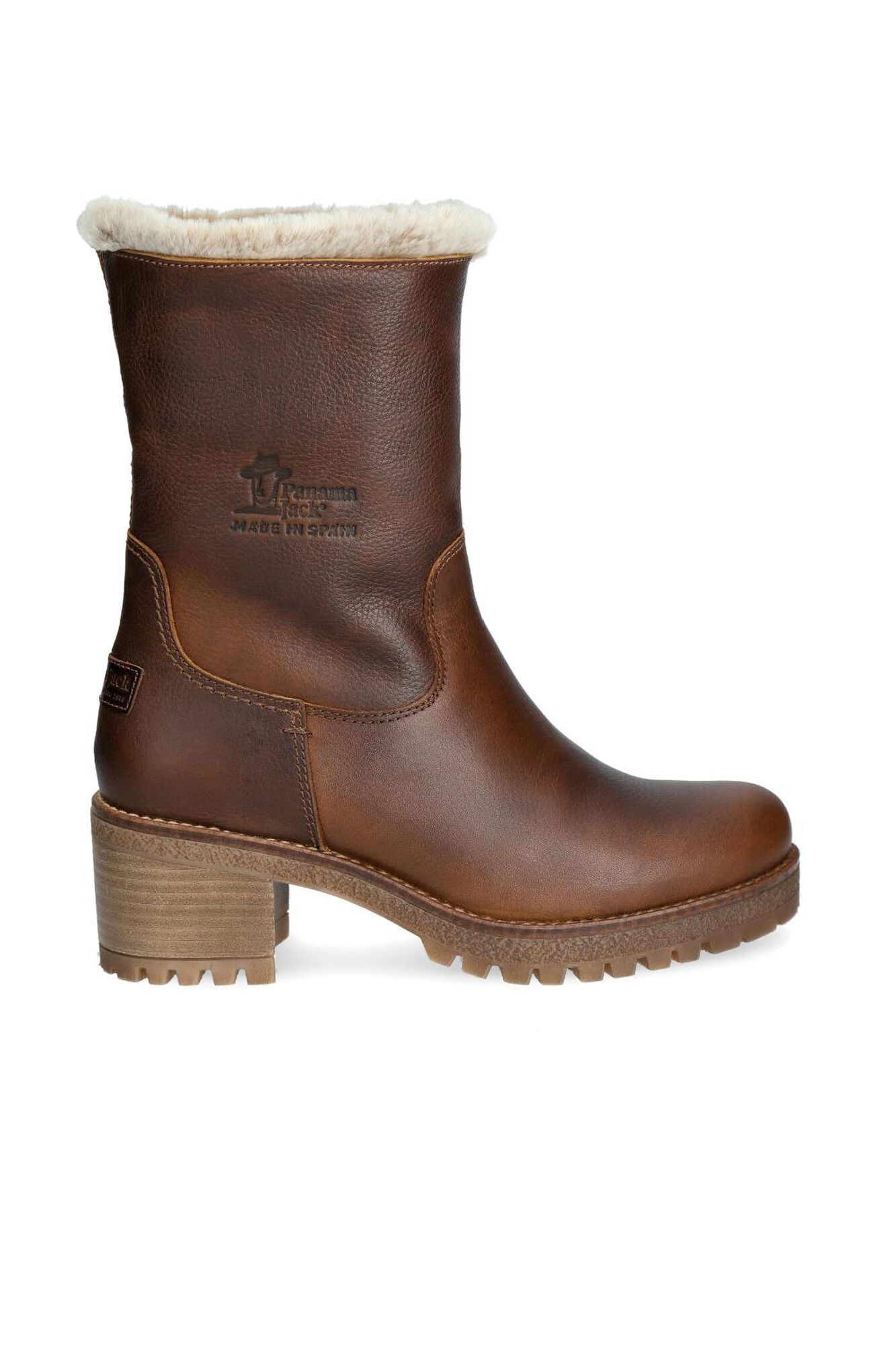 Panama Jack Women's heeled boots Brown