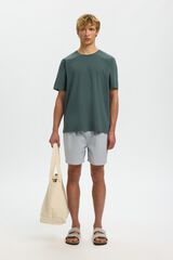 Selected Basic short sleeve T-shirt Dark green