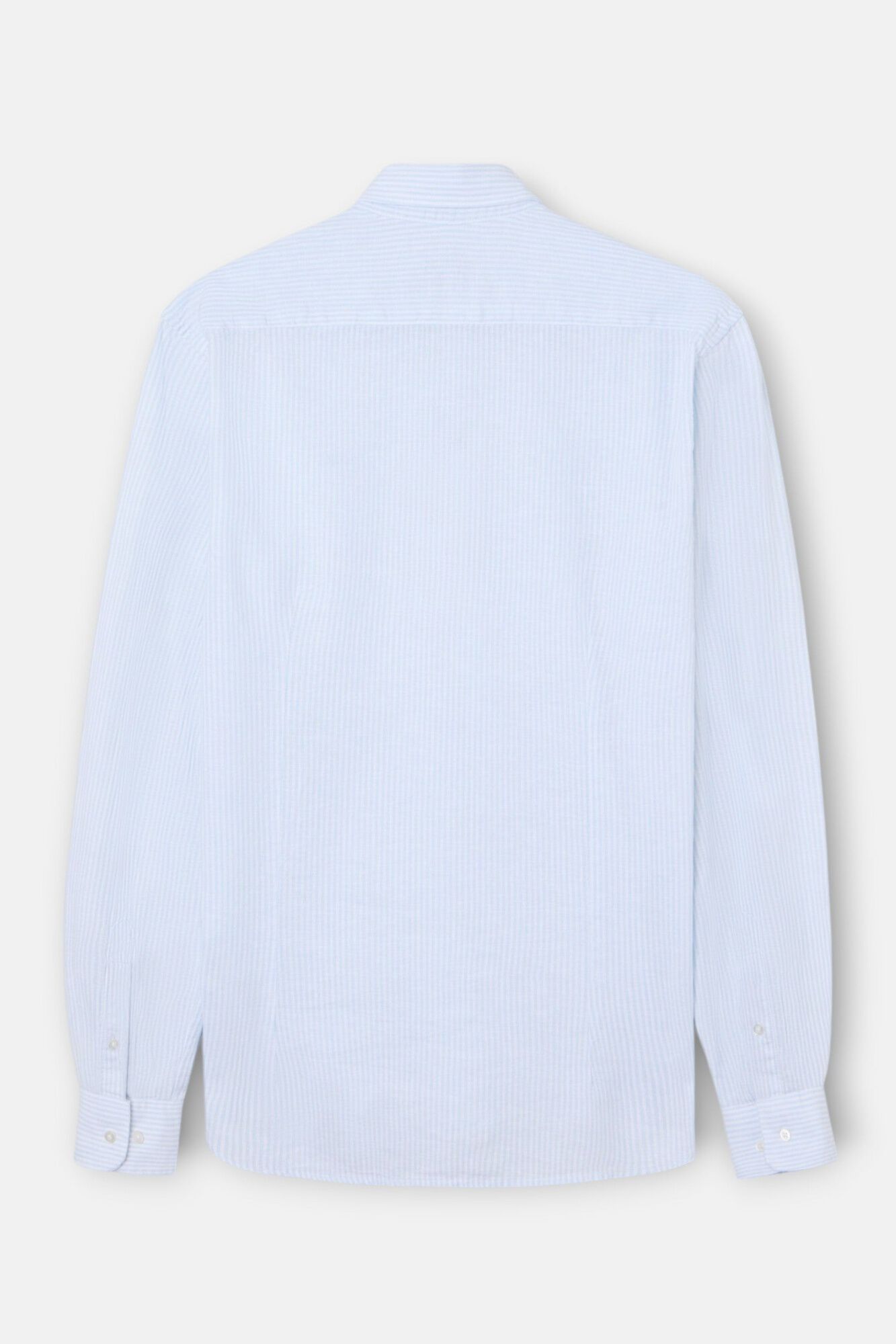 Silbon Camisa sport em linho &agrave;s riscas Azul