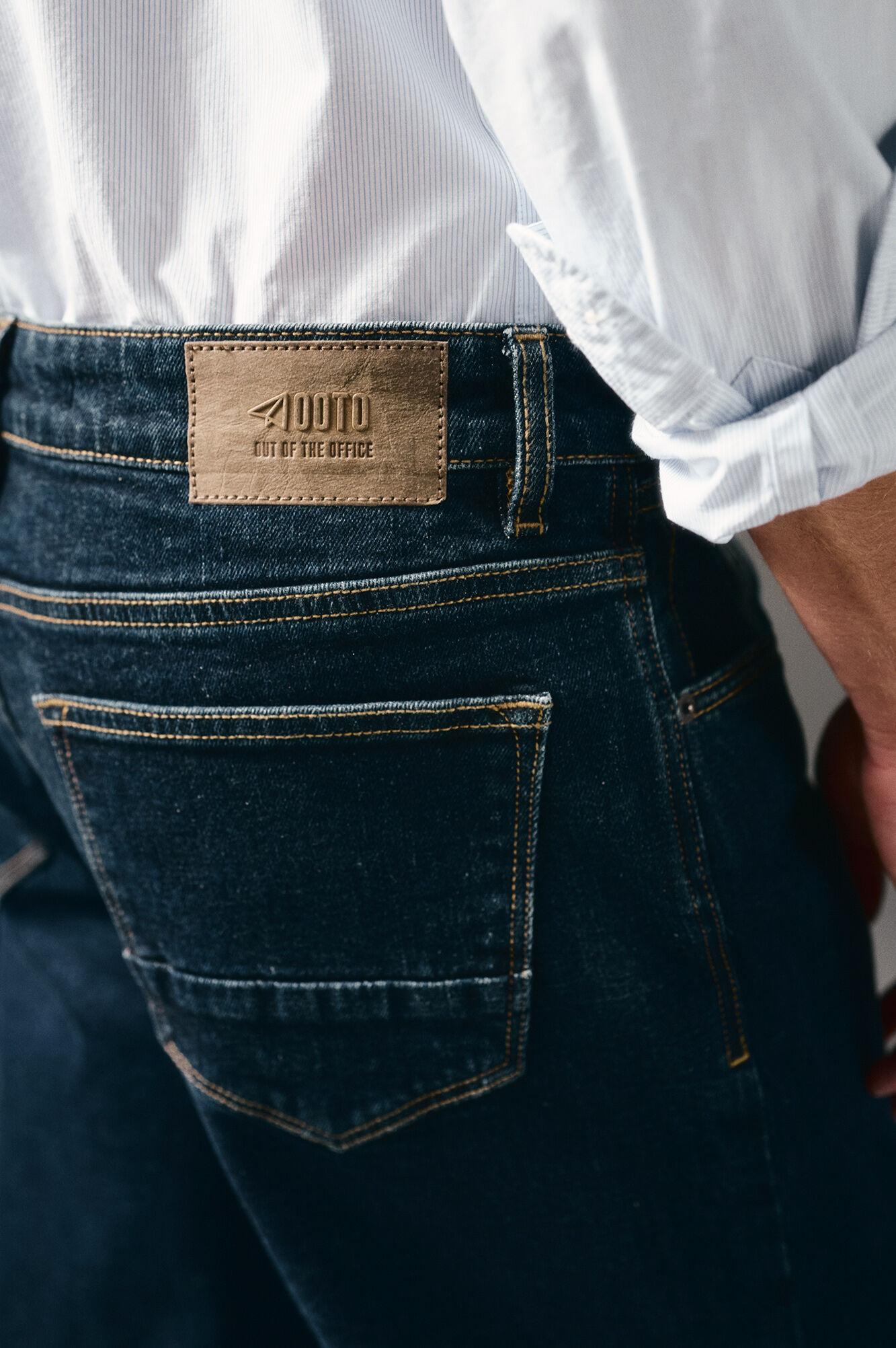 OOTO Straight fit jeans Navy