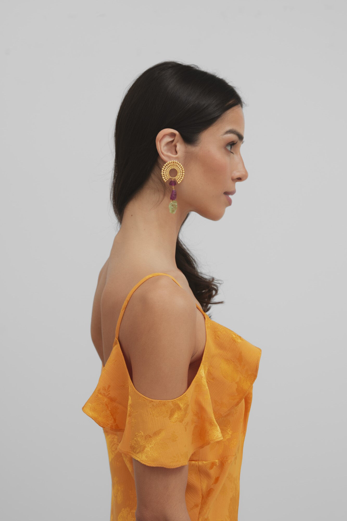 Silbon Vestido Event Collection Michaela Amarillo