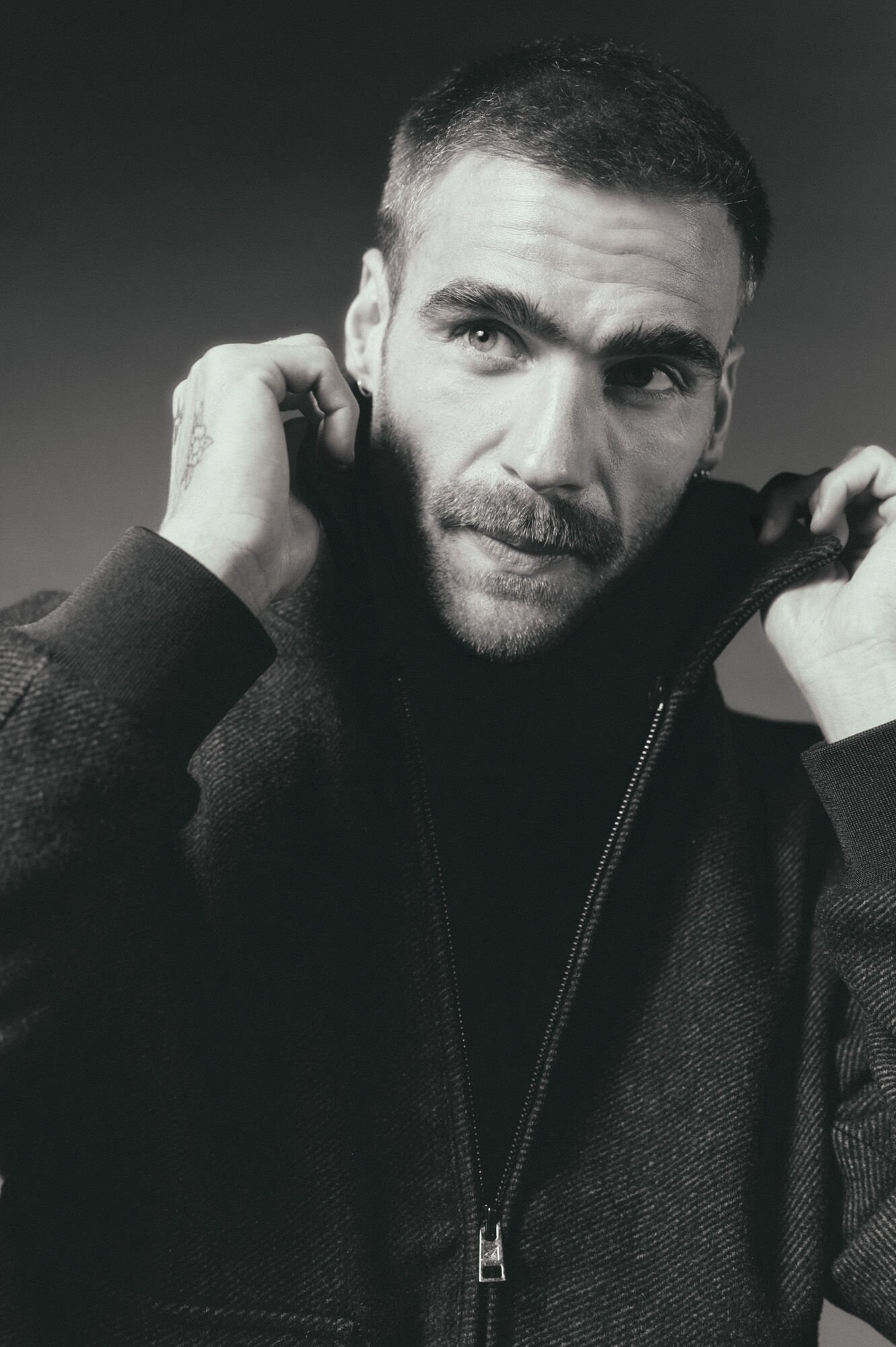 OOTO Casaco de l&atilde; borrego Cinzento