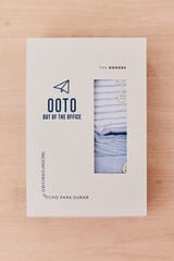 OOTO Pack 2 boxer em tecido Azul
