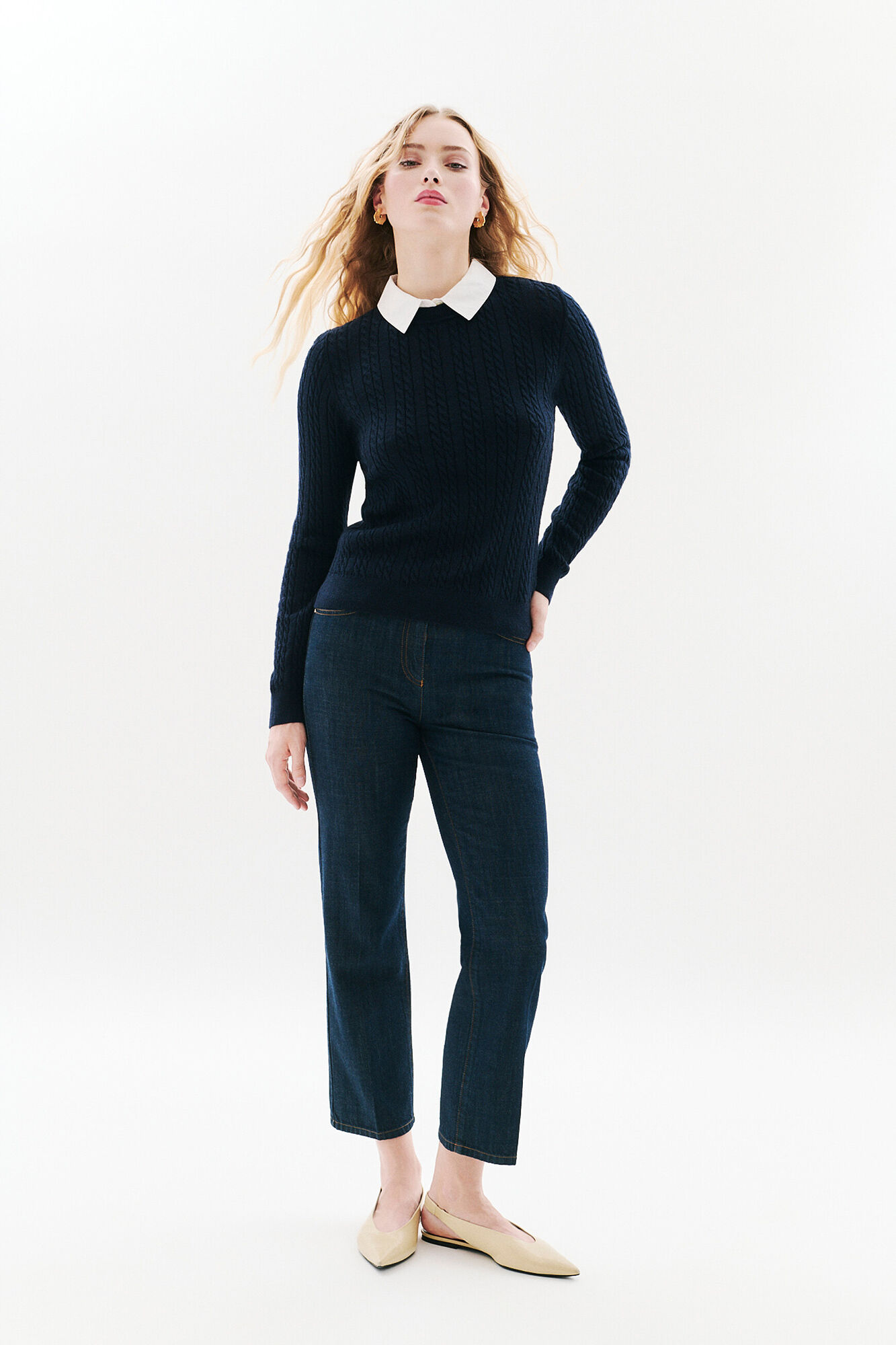 Caroll Camisola gola camiseira