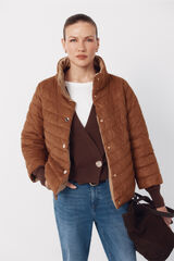 Cortefiel Cazadora acolchada reversible Beige