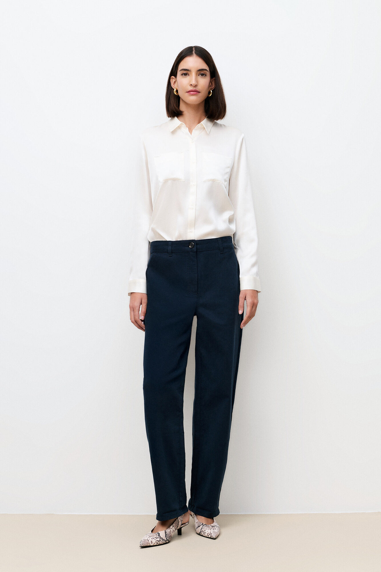 Caroll Cal&ccedil;a reta polar Azul