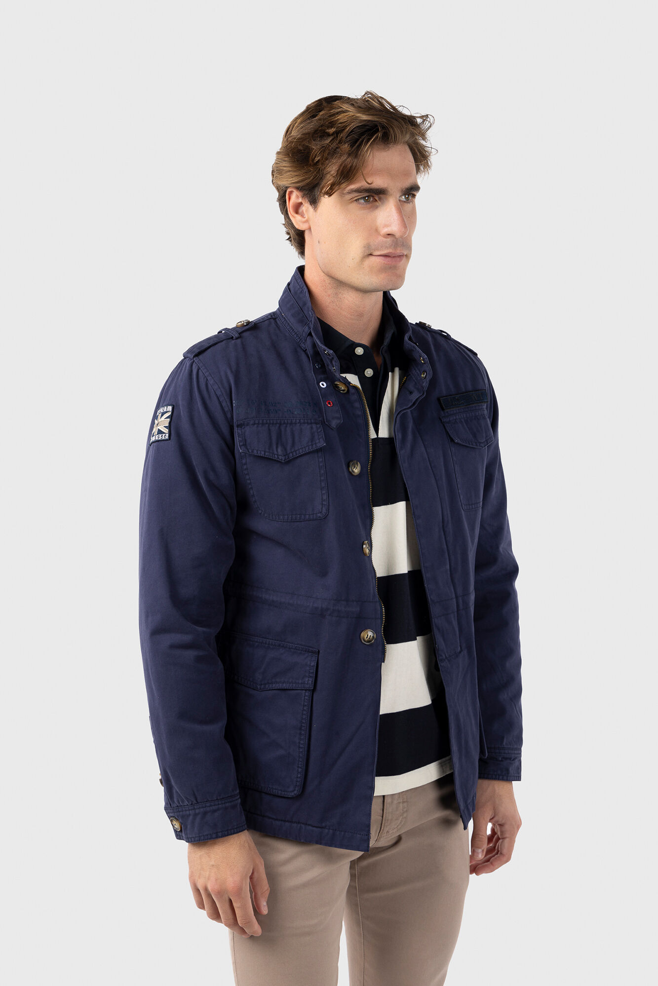 Williot Jaqueta saariana com manchas Azul