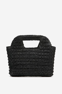 Cortefiel Raffia braided bag