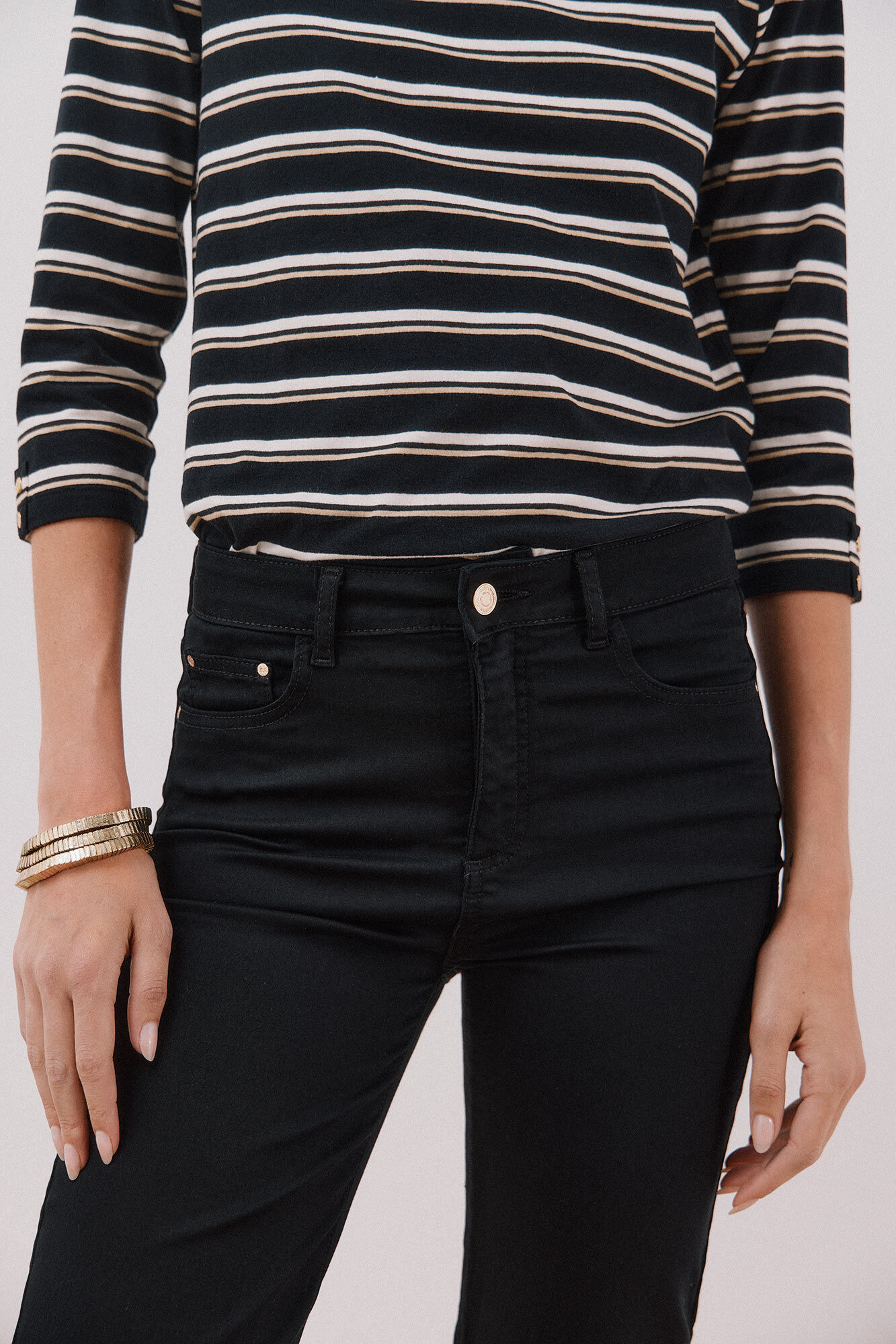 Cortefiel Sensational straight jeans Black