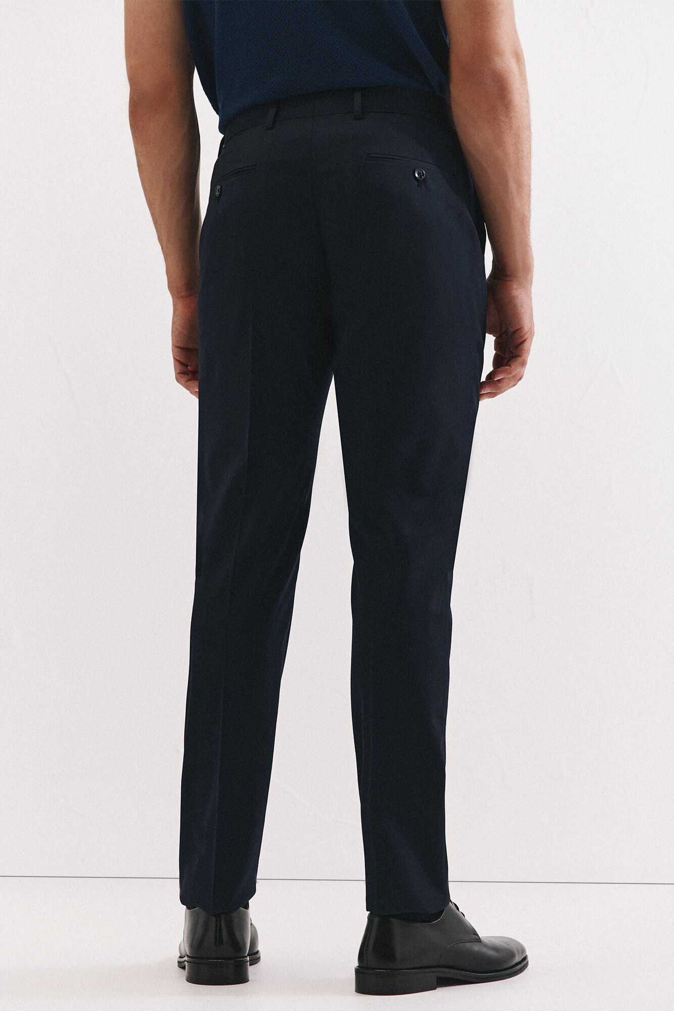 Cortefiel Plain coolmax pants Navy