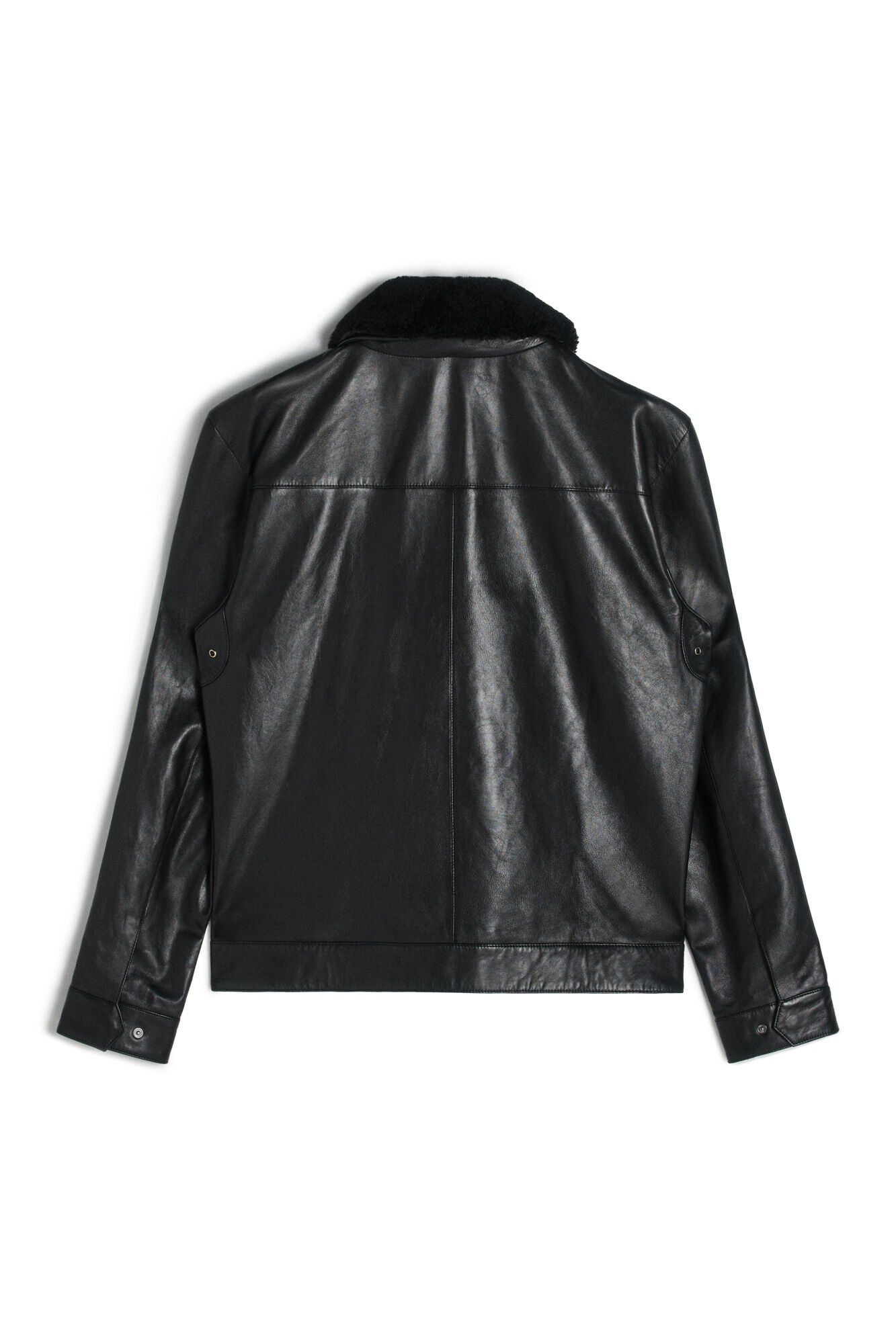 OOTO Cazadora piel Negro