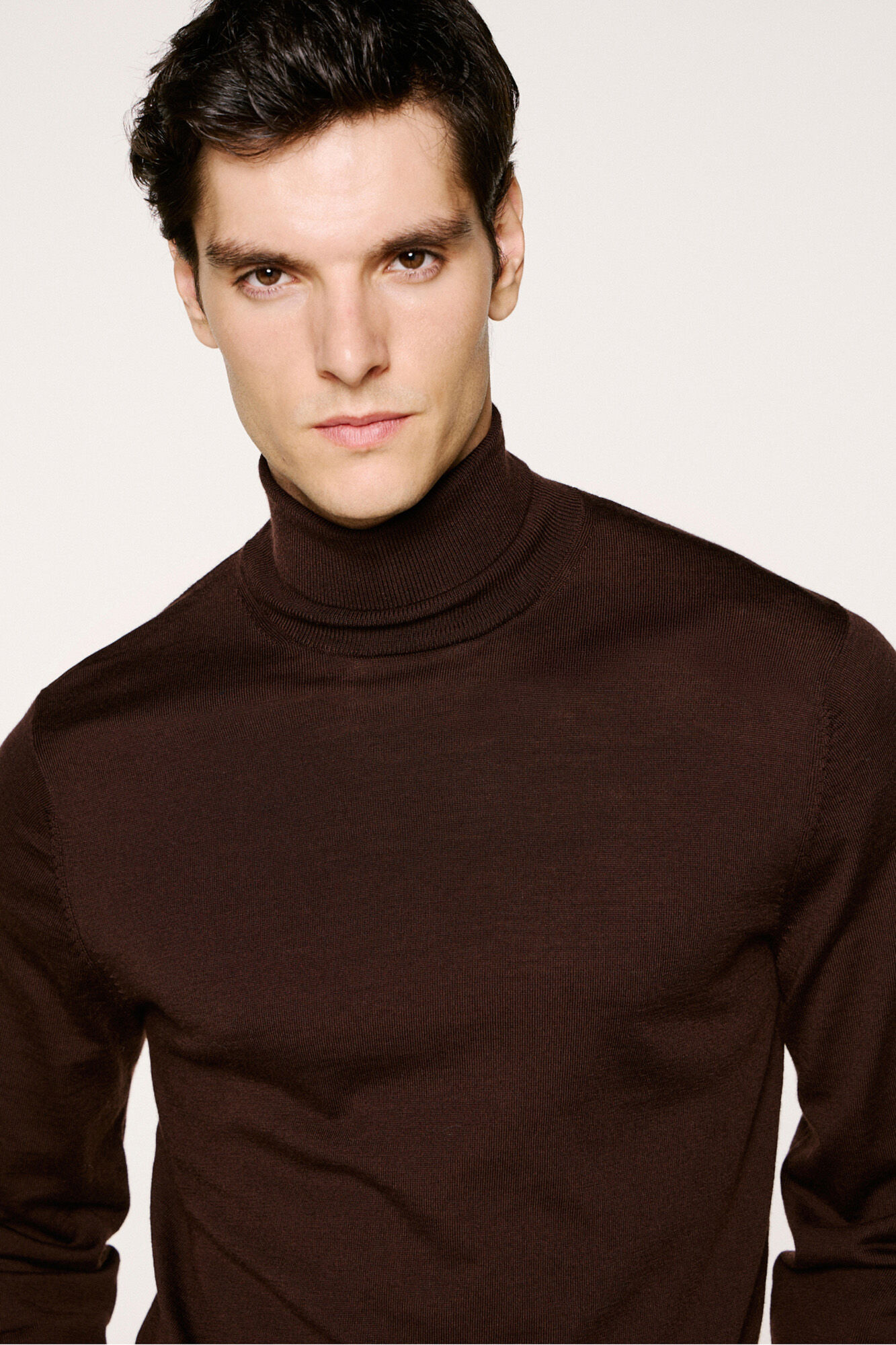 Selected Camisola de gola alta 100% l&atilde; merino