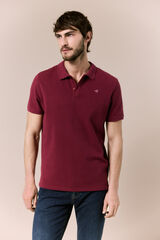 OOTO Piqu&eacute; basic polo shirt Maroon