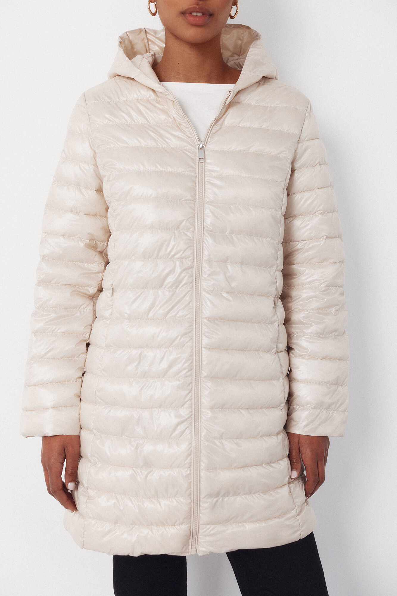 Cortefiel Long quilted coat