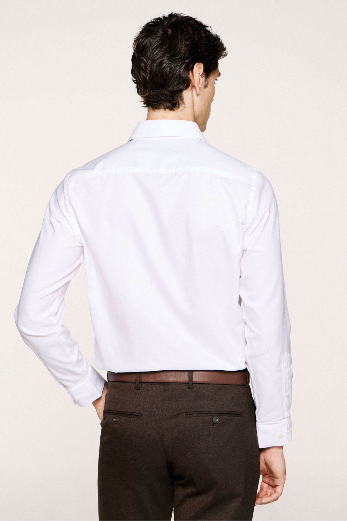 Selected Camisa formal slim fit Branco