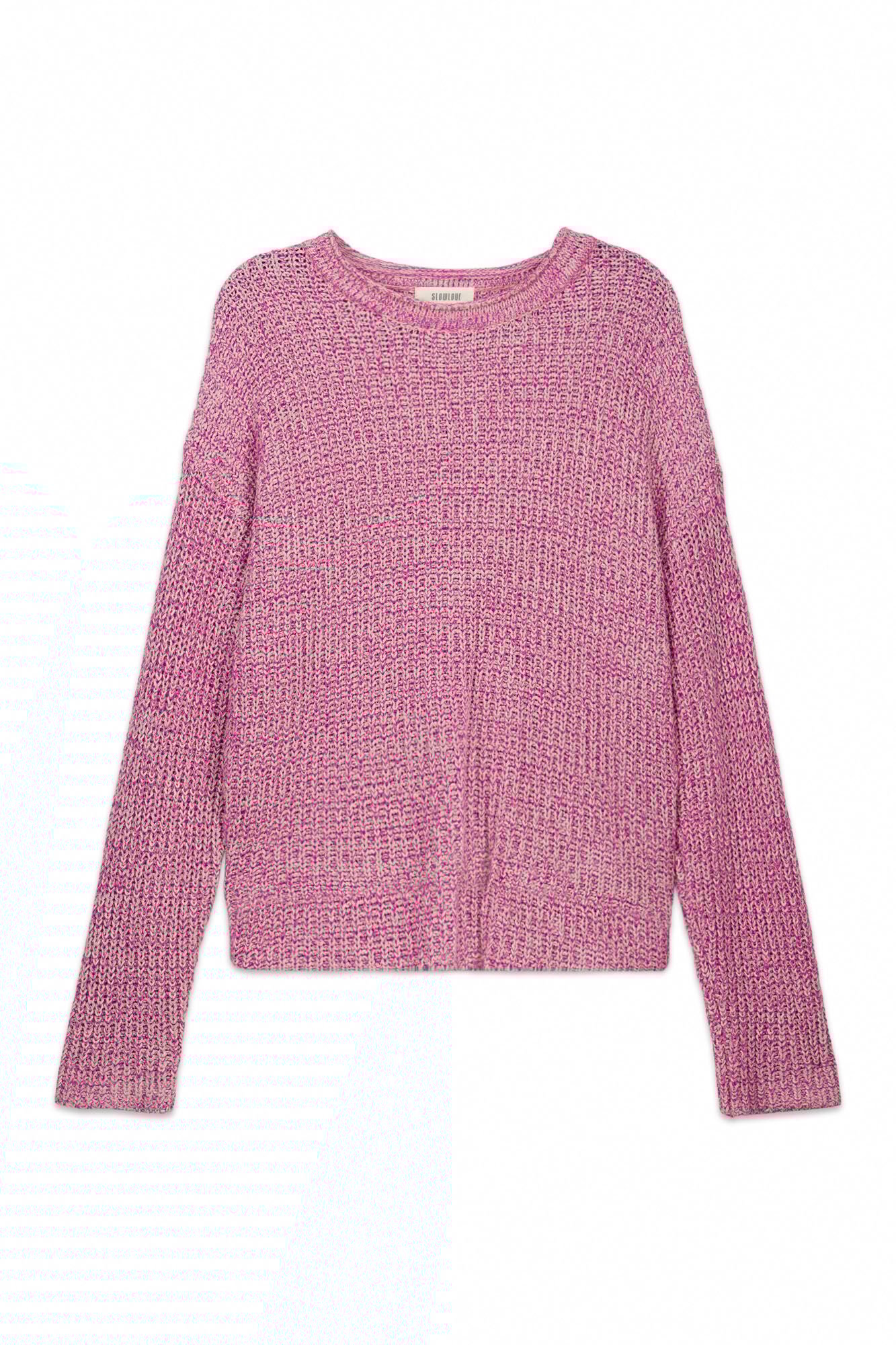 Slowlove Jersey punto perlado Rosa