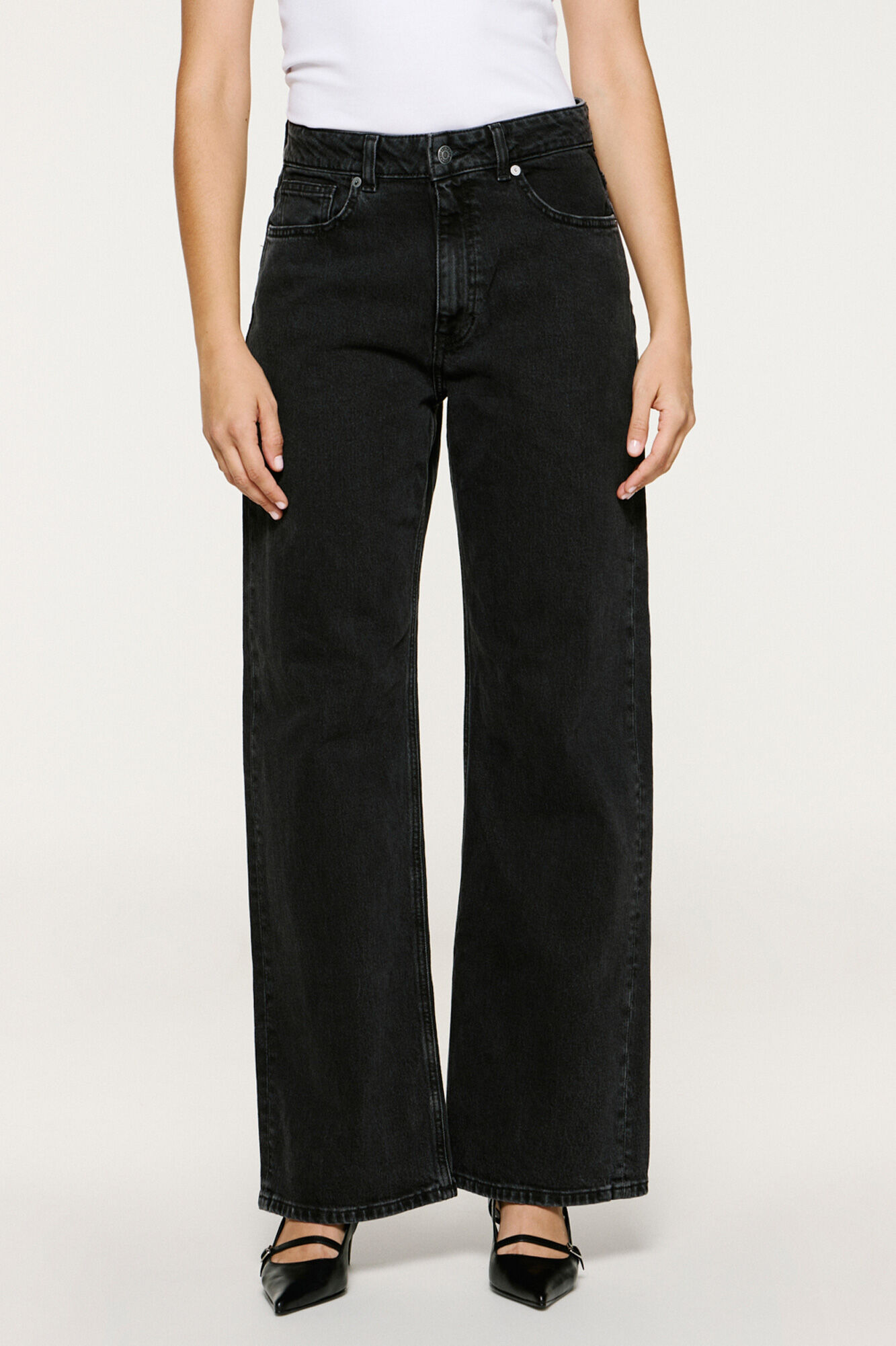 Selected Cal&ccedil;a Cal&ccedil;a de Perna Larga. Preto