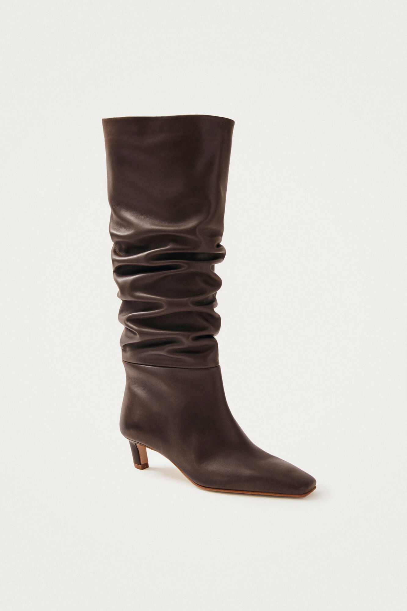 Alohas Kalila leather boots Brown